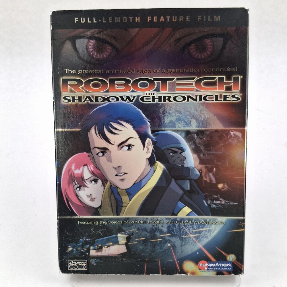 Robotech The Shadow Chronicles DVD Anime Sci-Fi Mark Hamill FUNimation Movie
